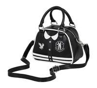Wednesday Varsity Casual-Sac à Main Bowling Fashion, Noir