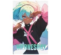Wednesday Vibes: Anime Black Girl Notebook: Midweek Power Journal with 220 Pages of Anime & Melanin Energy