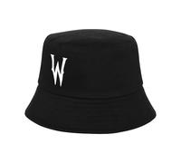 Wednesday W-Children's Bucket Hat, Black, 25 x 15 cm One Size Black
