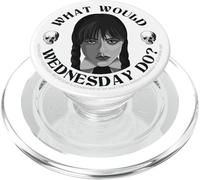 Wednesday What Would Wednesday Do? Skull Shaded Portrait PopSockets PopGrip pour MagSafe