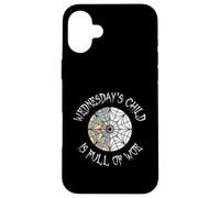 Wednesday's Child Full of Woe Fenêtre Ronde Populaire Coque pour iPhone 16 Plus