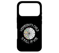 Wednesday's Child Full of Woe Fenêtre Ronde Populaire Coque pour iPhone 17 Pro
