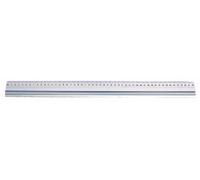 WEDO Règle de coupe, 500 mm, en aluminium, avec bord en G