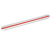 Wedo Échelle de réduction 05255001 triangulaire 30 cm Architecte 1 Blanc