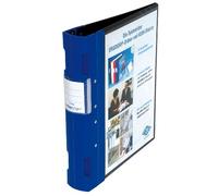 Wedo Classeur A4 Ergogrip 05818003 – 4 anneaux en plastique 55 mm – Bleu (Import Allemagne)