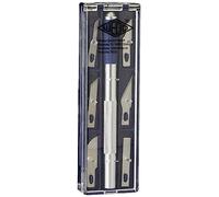 Wedo 078722 Kit couteau de bricolage avec 6 lames de recHange Argent