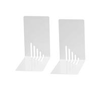 Wedo 1021000 Lot De 2 Serre-Livres Blanc