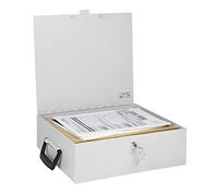 Wedo 1021637 Coffre à document/classeur A4 Gris lumière