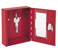 Wedo 10250102X Boîtier pour Clé de secours Rouge avec marteau brise-glace