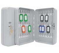 Wedo 10253637X Armoire à clés pour 36 clés 18 x 6 x 25 cm Gris lumière
