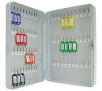 Wedo Armoire à clés 10256537X pour 70 clés 28,0x6,0x37,0cm Gris lumière