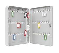 Wedo 10260837X Armoire à clés pour 110 clés 28,0x8,0x37,0cm Gris lumière