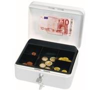 Wedo 145200h caissette à monnaie à 5 compartiments avec clip 20 x 16 x 9 cm blanc Blanc G