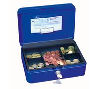 Wedo Caissette à monnaie 145300H à 5 compartiments avec clip 25 x 18 x 9 cm Blanc