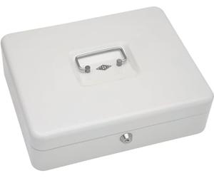 Wedo 145400X Caissette à monnaie à 5 compartiments 30 x 24 x 9 cm Blanc