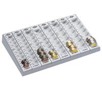 Wedo 160780037 Monnayeur avec colonnes amovibles 279 x 188 x 48 mm Gris lumière