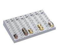 Wedo 160780037 monnayeur avec colonnes amovibles 279 x 188 x 48 mm gris lumière Gris G
