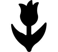 WEDO 168212 WEDO Perforateur à motif grande fleur Découpe 1,7 x 2,5 cm gr/or