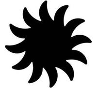 Wedo 168216 perforateur déco à motif soleil grand modèle G