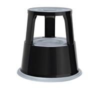 WEDO 212101 Tabouret roulant métal noir