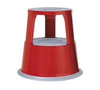 WEDO Tabouret roulant tôle d'acier rouge H. mit/sans charge 430/440 mm D. oben 295 mm Quantité:1