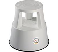 WEDO® 212237 Tabouret à roulettes en plastique Step gris clair