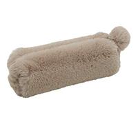 Wedo - 24274009 - Trousse « Moelleuse » - avec Boule de Fourrure - Peluche en Polyester Marron Clair