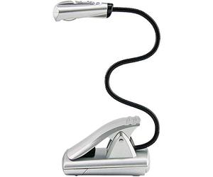 Wedo 2541054 Lampe de lecture mobile LED avec piles Argent