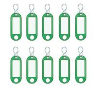Wedo Porte-clés Classics Vert 10 pièces
