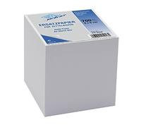Wedo 27026500 Lot de 700 Feuilles de Papier de Rechange pour Bloc-Notes sans Bois Blanc 9 X 9 Cm
