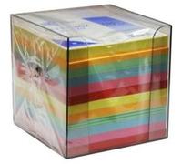 Wedo 270265016 cube-mémo en plastique avec feuillets 9,5 x 9,5 cm transparent werner dorsh (wedo) G