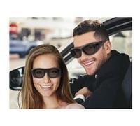 Wedo Surlunettes de soleil 271 48599 – étui inclus – Noir