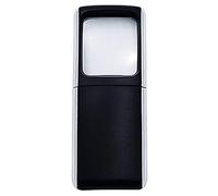 Wedo 2717501 Loupe rectangulaire à éclairage LED Noir
