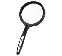 Wedo 2717507 4.8 cm Magnifier Round Shape - Black Magnifying Glass (1.9")