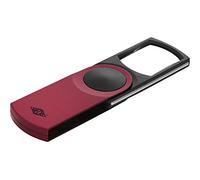 Loupe LED WEDO 271 7602 - CR2016 - 112x50x13 mm - Rouge - 3x - 1 LED