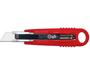 Wedo 37928 Cutter de sécurité standard rétractation automatique