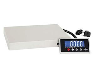 WEDO 507610010,Pèse paquet 100 Plus 100kg/10g avec bloc d'alimentation, gris