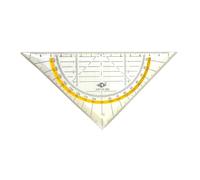 Wedo Équerre géométrique 52553 sans poignée 160 mm transparente flexible