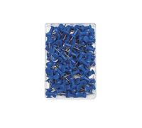 Wedo 54 203 Boîte de 100 Punaises en forme de Diabolo Bleu