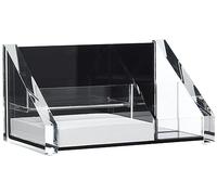 Wedo Multipot 605101 acrylique avec cube mémo transparent/noir