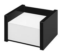 Wedo 637001 Acrylic Memo Box with 500 9 x 9 cm Sheets Large memo box