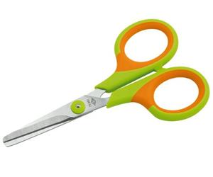 Wedo 77951, Ciseaux de bricolage ronds pour Gauchers - Ciseaux d'enfants Soft-Kid
