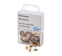Wedo Punaises 9085653 - Tête surmoulée, laiton - Lot de 100