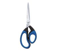 Wedo 9898 Ciseaux en acier inoxydable avec poignée softcut 21 cm Noir/Bleu