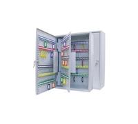 Wedo Armoire à clés pour 150 clés, 10 barrettes, gris clair noir