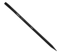 WEDO Barre à mine octogonale 16mm,Longue 300mm,Pied à biche de qualité supérieure,Grattoir à burin, pied de biche,Acier 40 CRV,haute résistance, résistance à l'usure, noir sur la surface