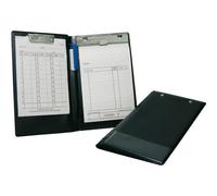 WEDO bloc de caisse Chemise DIN A6 noir en plastique