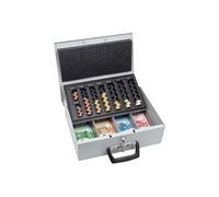 Wedo Caisse à monnaie 1554465 - 355 x 100 x 275 mm - gris clair