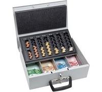 Wedo Caisse à monnaie 1554465 - 355 x 100 x 275 mm - gris clair