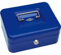 WEDO Caissette à monnaie avec clip bleu (L)200 x (P)160 x (H)90 mm sans contenu